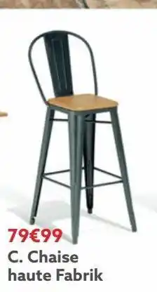 Gifi Chaiise haute fabrik offre