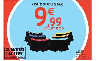 6 Boxers Umbro