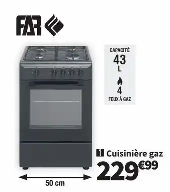 Cuisinière à gaz far