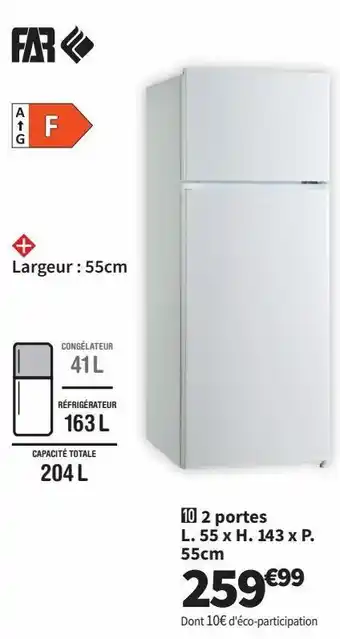 Conforama Réfrigérateur far offre