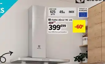 Conforama Hotte décorative offre