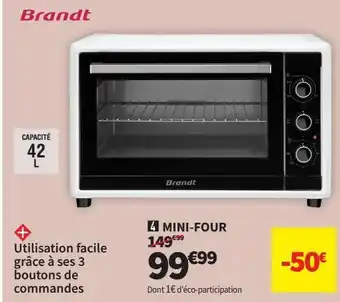 Conforama Mini-four brandt offre