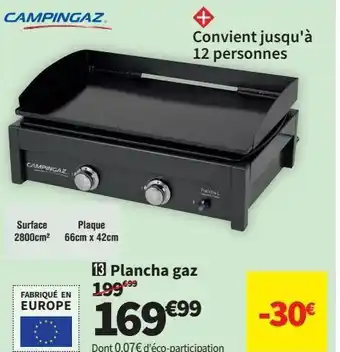 Conforama Plancha à gaz offre