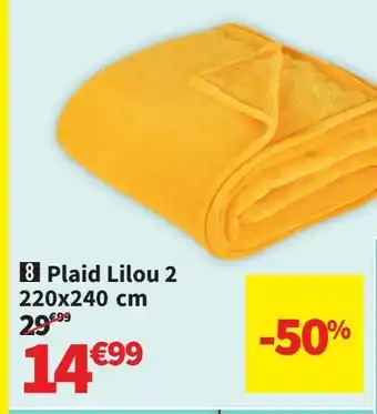 Conforama Plaid offre
