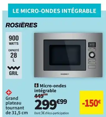 Micro-ondes rosiéres