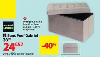 Conforama Banc offre