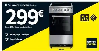 Conforama Cuisinière far offre