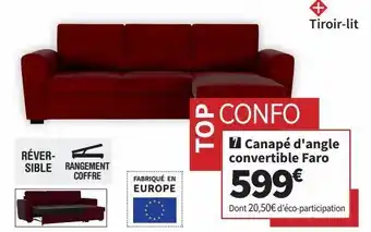 Conforama Canapé d'angle offre