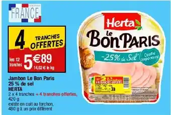 Migros Jambon herta offre