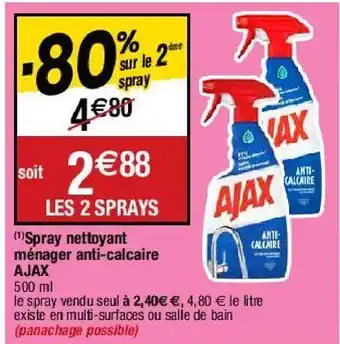 Anti-calcaire ajax