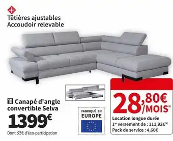Conforama Canapé d'angle offre