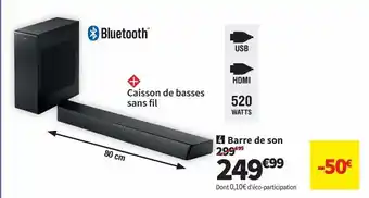 Conforama Barre de son philips offre