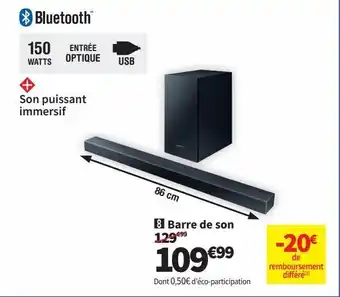 Barre de son samsung