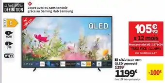 Conforama Téléviseur led samsung offre