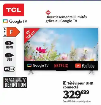 Conforama Téléviseur led tcl offre