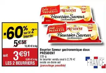 Migros Beurre président offre