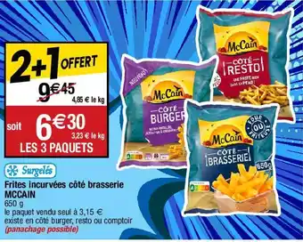 Migros Frites surgelées mccain offre