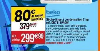 Sèche-linge beko