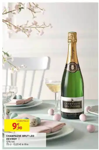 Intermarché Contact Champagne Brut Leo Deviroy offre