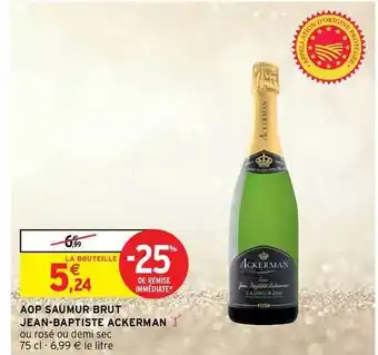Intermarché Hyper Aop Saumur Brut Jean-baptiste Ackerman offre