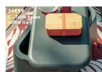 Gifi Table basse coffre gary offre