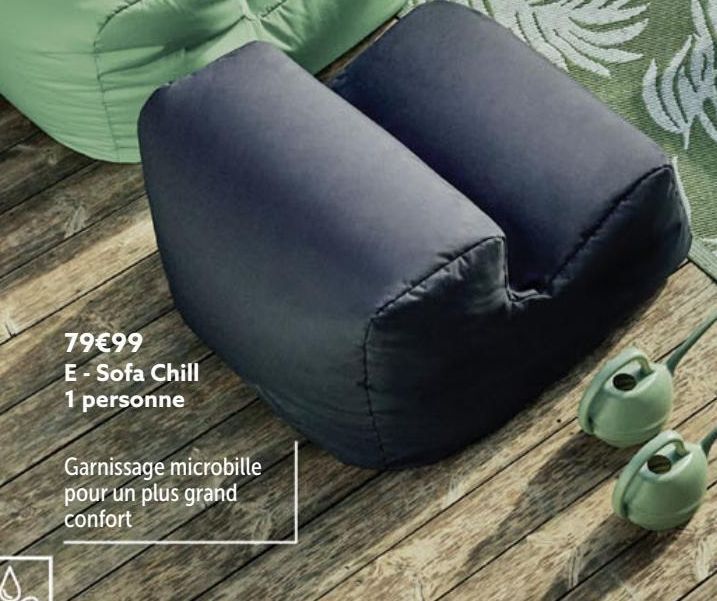 Promo Sofa chilli 1 personne chez Gifi