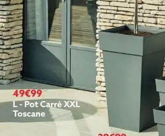 Gifi Pot carre xxl toscane offre