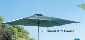 GiFi Parasol carre havane offre