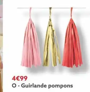 Gifi Guirlande pompons offre