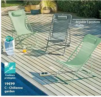 Gifi Chilienne garden offre