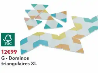 Gifi Dominos triangulaires xl offre