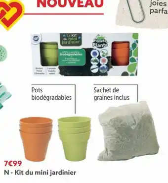 Gifi Kit du mini jardinier offre