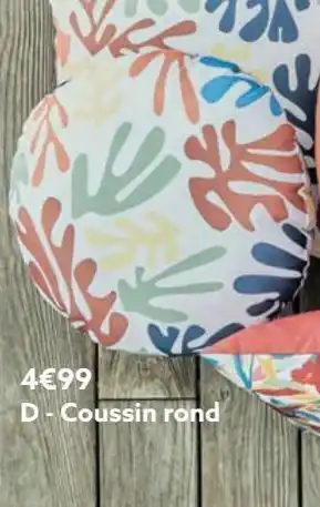 Gifi Coussin rond offre