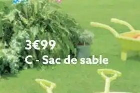 Gifi Sac de sable offre