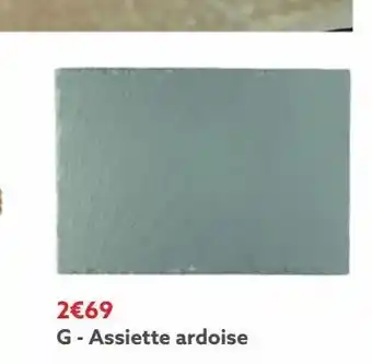 Gifi Assiette ardoise offre