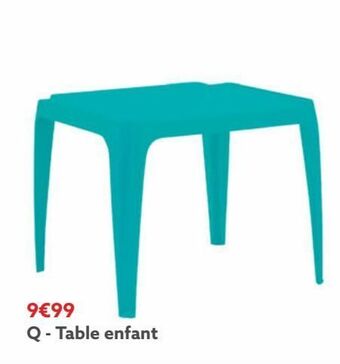 Gifi Table enfant offre