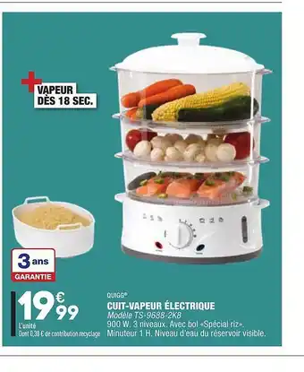 ALDI Cuit-vapeur électrique Quigg offre
