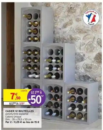 Intermarché Hyper Casier 12 Bouteilles offre