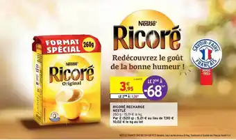 Intermarché Hyper Ricoré Recharge Nestlé offre