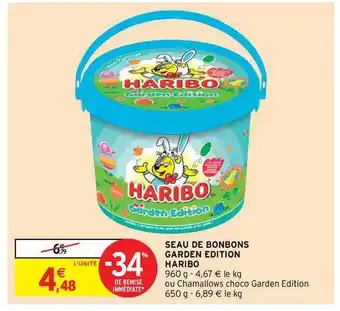 Intermarché Hyper Seau De Bonbons Garden Edition Haribo offre