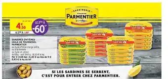 Sardines Entières Huile De Tournesol Parmentier