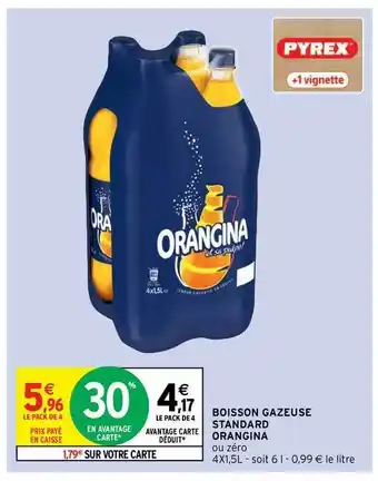 Intermarché Hyper Boisson Gazeuse Standard Orangina offre