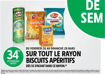 Intermarché Hyper Biscuits Apéritifs offre