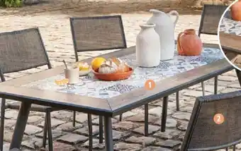 Intermarché Table rectangulaire 182 cm bohemian offre