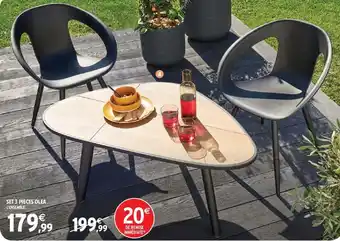 Set 3 pieces olea