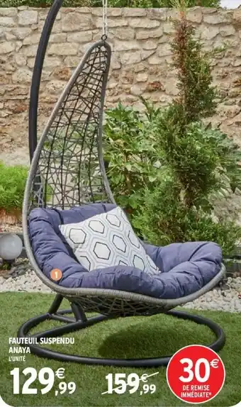Intermarché Fauteuil suspendu anaya offre