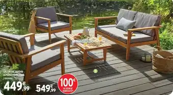 Intermarché Salon de jardin 4 personnes ama offre