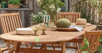 Intermarché Table ovale 180-230 cm yaga offre