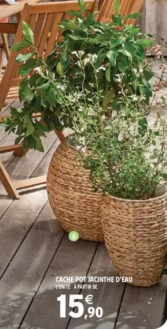 Cache pot jacinthe d'eau