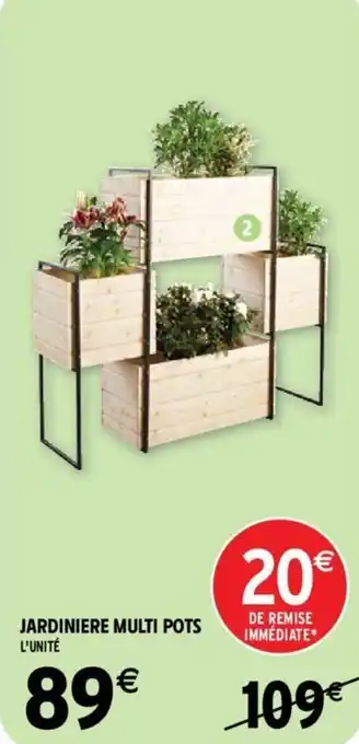 Intermarché Jardiniere multi pots offre
